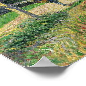 Pissarro - View from Artist's Window Eragny 1885 Poster (Ecke)