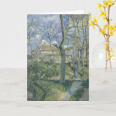 Pissarro: Weg zu Les Pouilleux (freier Raum nach Karte (Gelbe Blume)