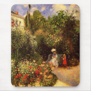 Pissarros "Der Garten bei Pontoise" - Mousepad