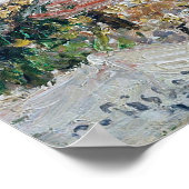 Pissarros Lebensmittelstraße, Rouen Poster (Ecke)