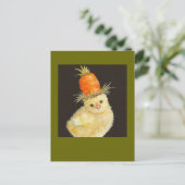 Pisse mit hoher Karottenkarte Postkarte (Stehend Vorderseite)