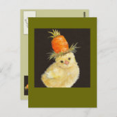 Pisse mit hoher Karottenkarte Postkarte (Vorne/Hinten)