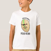 Pissed-achio Funny Pistachio Pun T-Shirt (Vorderseite)