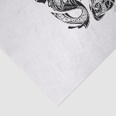 Pisst das Symbol und Zeichen der Fische Seidenpapier (Ausschnitt)