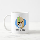 Pist-achioo Funny Sneezing Nut Pistachio Pun Kaffeetasse (Links)