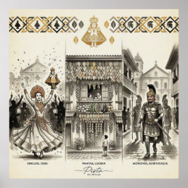 Pista — Sinulog · Pahiyas · Moriones Poster