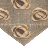 Pistachio-Blume Tischdecke (Schrägansicht)