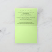 Pistachio Cream Pie Rezept auf einer Karte (Innenseite)