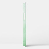 Pistachio Gray stilvolle rustikale Monogramm Case-Mate iPhone Hülle (Rückseite / Rechts)