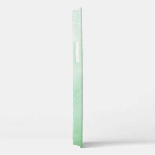 Pistachio Gray stilvolle rustikale Monogramm Case-Mate iPhone Hülle (Rückseite / Rechts)