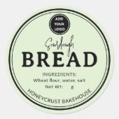Pistachio Green Bakery Sourdough Bread Sticker (Vorderseite)