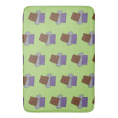 Pistachio Green Chocolate Bars Badematte (Vorderseite Vertikal)