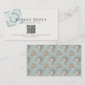 Pistachio Green Geschenkboxen QR Code UAWG Begleitkarte (Vorne/Hinten)