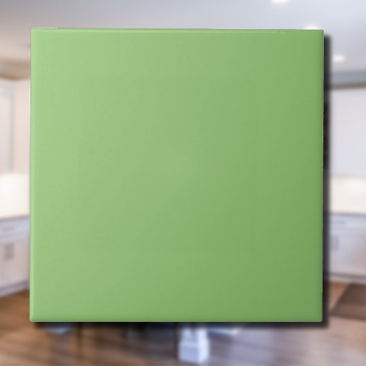 Pistachio Green Solid Color | Classic | elegant Fliese