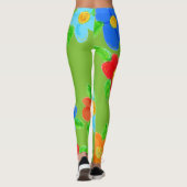 Pistachio Grüntöne Leggings (Rückseite)