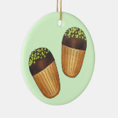 Pistachio Madeleines Patisserie Keramik Ornament (Rechts)