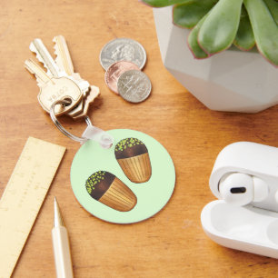 Pistachio Madeleines Patisserie Schlüsselanhänger
