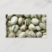 Pistachio-Nüsse Visitenkarte (Rückseite)