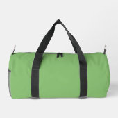 Pistachio Nut Green Solid Color Duffle Bag (Rückseite)