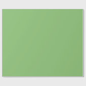 Pistachio Nut Green Solid Color Geschenkpapier (Flach)