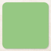 Pistachio Nut Green Solid Color Rechteckiger Pappuntersetzer (Vorderseite)