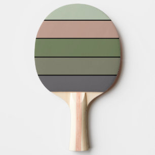 Pistachio Nut Muschel Green Peach Lila Streifen Tischtennis Schläger