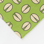 Pistachio Nut Seamless Pattern Fleecedecke (Ecke)