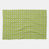 Pistachio Nut Seamless Pattern Geschirrtuch (Horizontal)