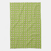Pistachio Nut Seamless Pattern Geschirrtuch (Vertikal)