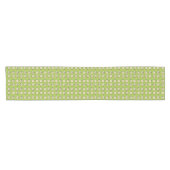 Pistachio Nut Seamless Pattern Kurzer Tischläufer (Horizontal)