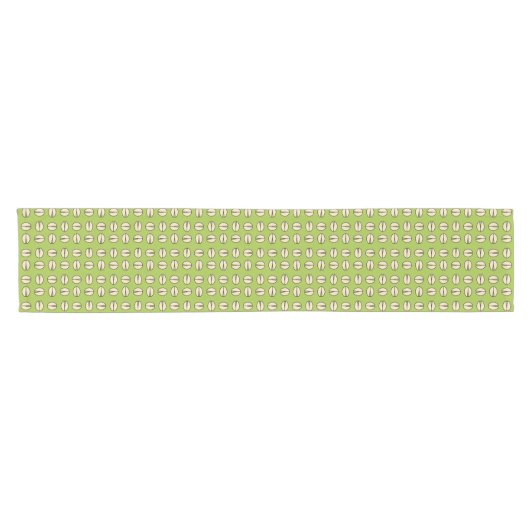 Pistachio Nut Seamless Pattern Kurzer Tischläufer (Horizontal)