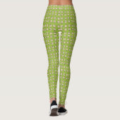 Pistachio Nut Seamless Pattern Leggings (Rückseite)