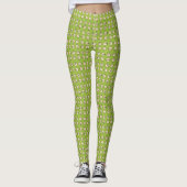 Pistachio Nut Seamless Pattern Leggings (Vorderseite)