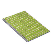 Pistachio Nut Seamless Pattern Notizblock (Rechte Seite)