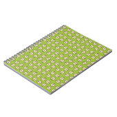 Pistachio Nut Seamless Pattern Notizblock (Linke Seite)