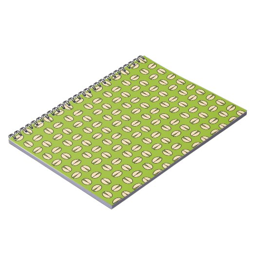 Pistachio Nut Seamless Pattern Notizblock (Linke Seite)