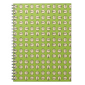 Pistachio Nut Seamless Pattern Notizblock (Vorderseite)