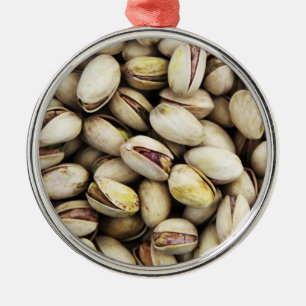 Pistachio Nuts Silbernes Ornament