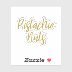Pistachio Nuts Speichersticker Aufkleber