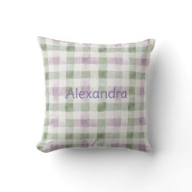 Pistachio Plaid Stripes Lavender Faux Glitter  