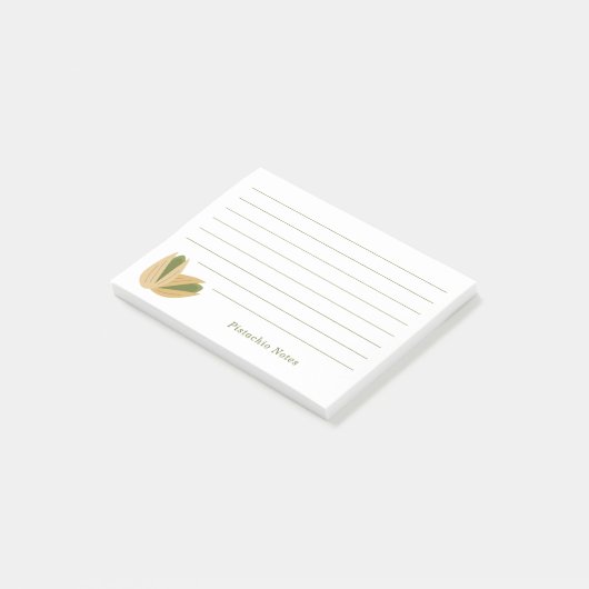 Pistachio Post-it Klebezettel (angewinkelt)