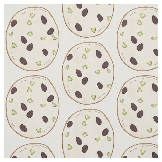 Pistachio Shortbreit Biscuit Backwaren Stoff (Muster)