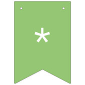 Pistachio Solid Color Anpassen Wimpelkette (Erste Fahne)