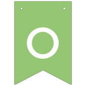 Pistachio Solid Color Anpassen Wimpelkette (Dritte Fahne)