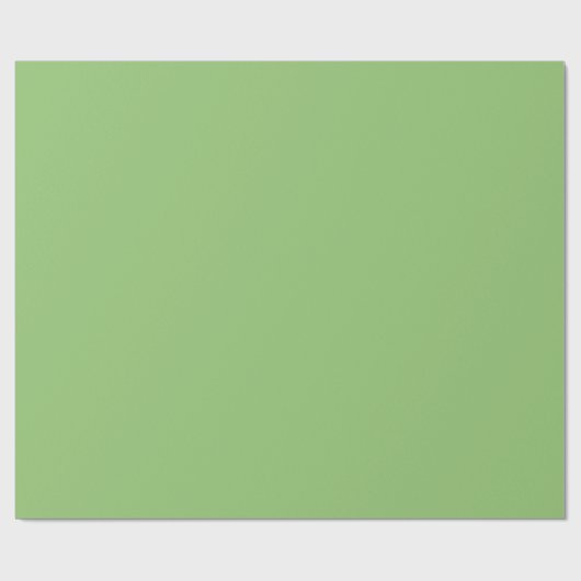 Pistachio Solid Color Geschenkpapier (Flach)