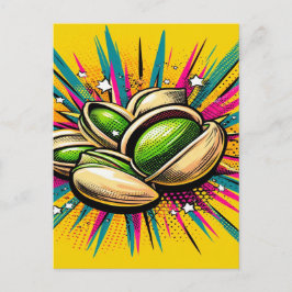 Pistachio Super Power Postkarte