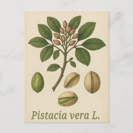 Pistachio vera Postcard Postkarte