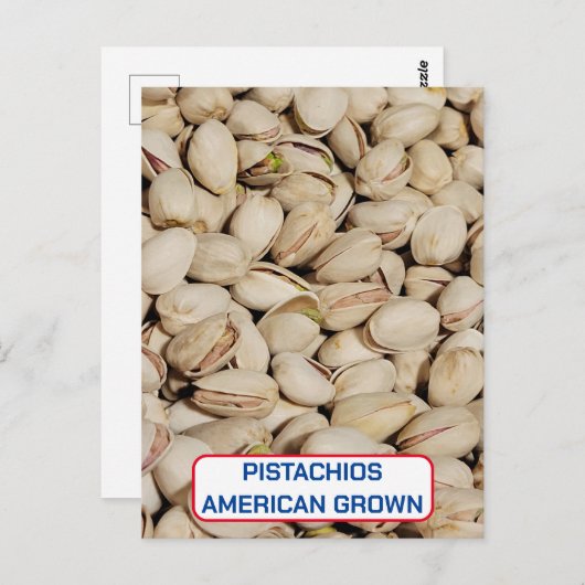 Pistachios, amerikanisches Erbe Postkarte (Vorne/Hinten)