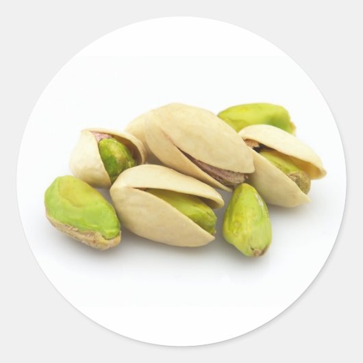 Pistachios Runder Aufkleber (Vorderseite)