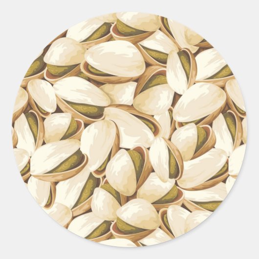Pistachios Runder Aufkleber (Vorderseite)